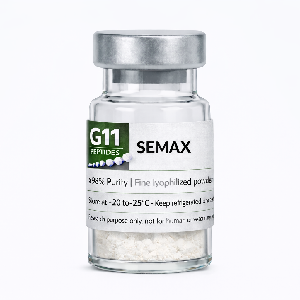 SEMAX – 10mg lyophilised peptide vial for laboratory research use